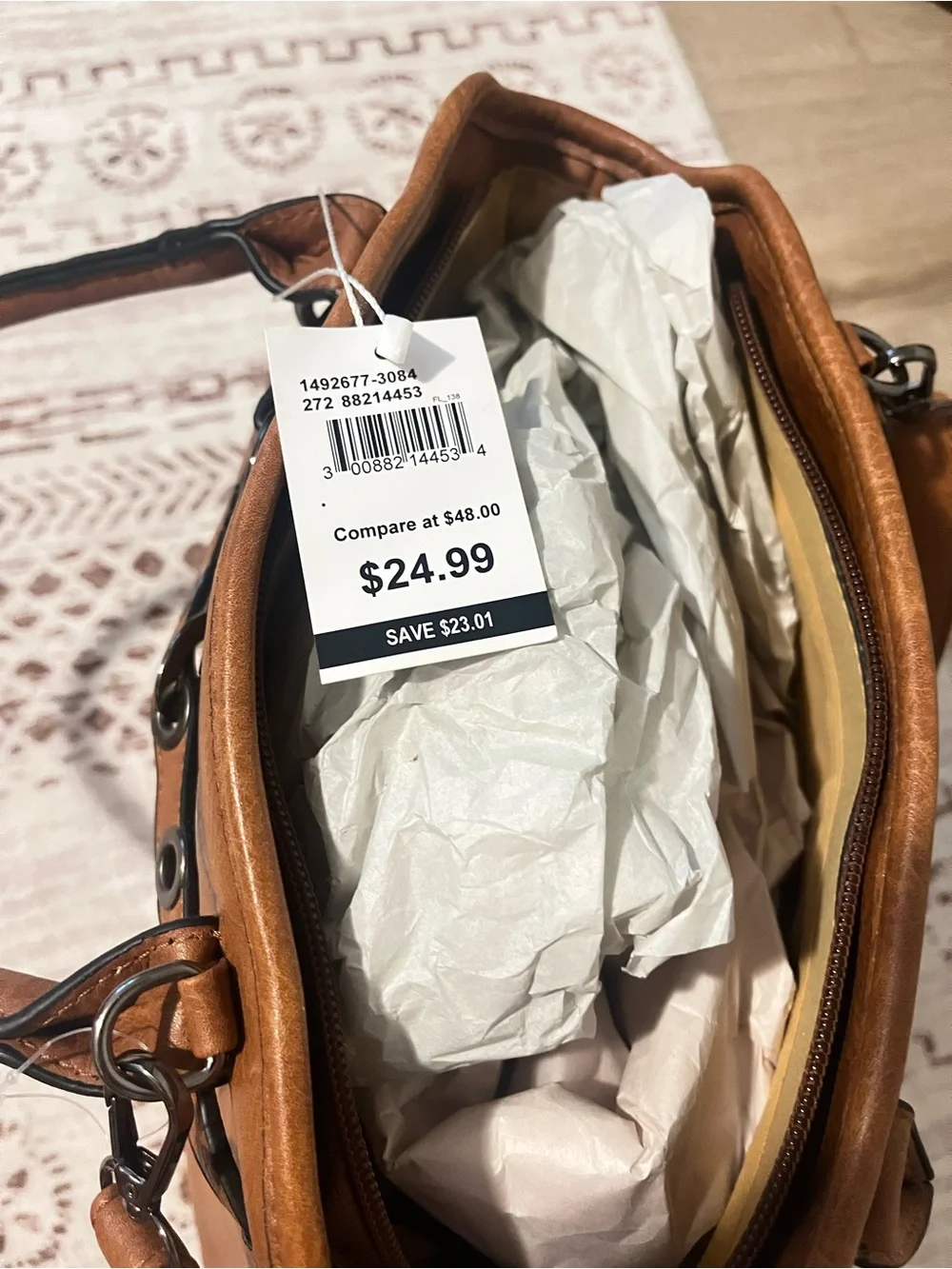 Classic Brown Women's Satchel Handbag